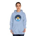 Hoodie — Cozy Winter Camping Graphic "The Mountains Are Calling"