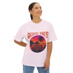 T-Shirt — "Beach Vibes" Retro Palm Sunset Graphic Tee